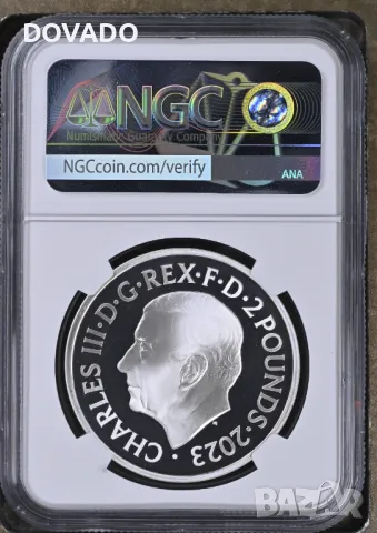 2023 Dumbledore - 1oz £2 - NGC PF69 - Сребърна Монета от Серията "Harry Potter", снимка 2 - Нумизматика и бонистика - 47122864