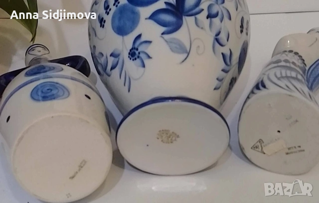 Руски порцелан Гжель , снимка 2 - Колекции - 53685114