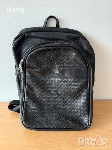 Мъжка кожена раница Andrews – като нова!, снимка 10 - Раници - 51988976