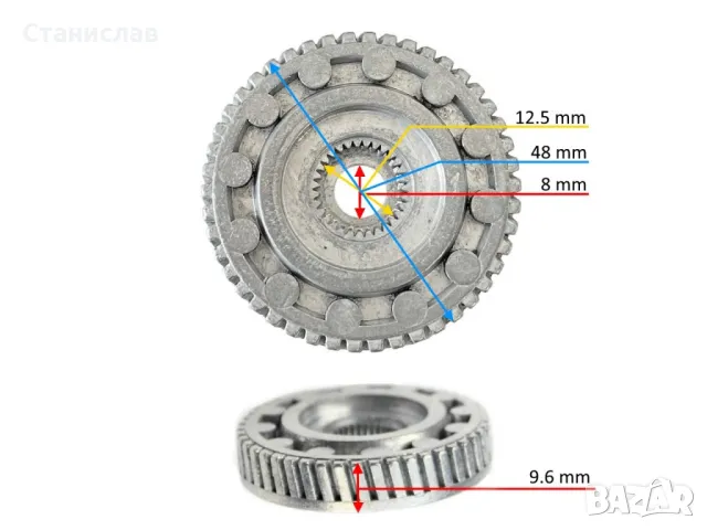 Renault Espace 4 Зъбно колело за мотор на люк , снимка 5 - Части - 50398153