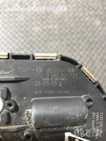 Мотор за странична чистачка лява, RHD, Bosch за Peugeot 407 2.0/2.2 HDI (2003-2009) 0390241721, снимка 3 - Части - 53701212