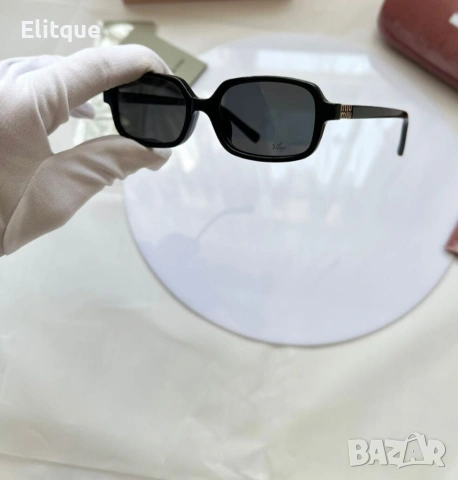 висококачествени очила с черен обикновен калъф и ув защита miu miu 