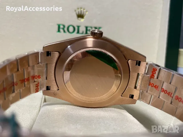 Rolex day-date зелен цифер, снимка 4 - Мъжки - 49994827