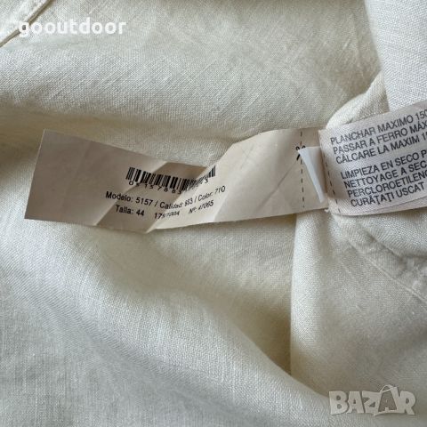 Дамска риза Massimo Dutti linen shirt , снимка 4 - Ризи - 46374331