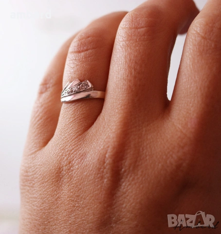 Сребърен пръстен - модел R036, снимка 3 - Пръстени - 53518477