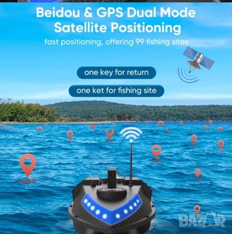 Лодка за захранка с 99 GPS позиции , снимка 10 - Стръв и захранки - 46307736