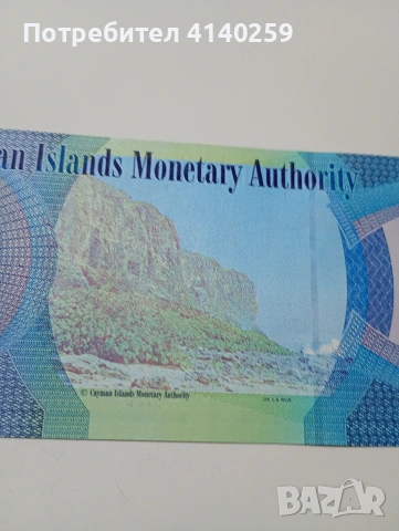 КАЙМАНОВИ ОСТРОВИ 1 ДОЛАР 2010 Г , снимка 4 - Нумизматика и бонистика - 53040845