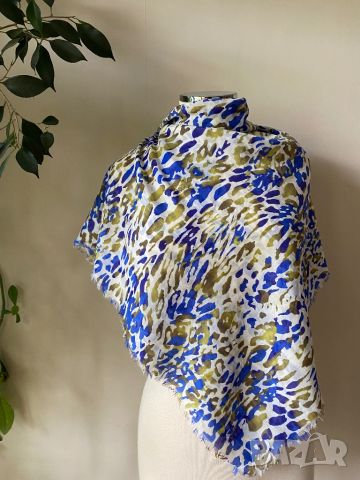 Леопардов шал, Passigatti от памук и коприна, снимка 1 - Шалове - 45567433