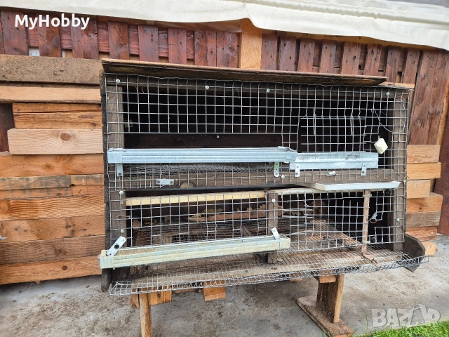 клетка за пътпъдъци двуетажна, снимка 2 - За птици - 53063575
