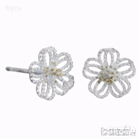 Обеци сребърно покритие - РАЗЛИЧНИ МОДЕЛИ, снимка 6 - Обеци - 20920768