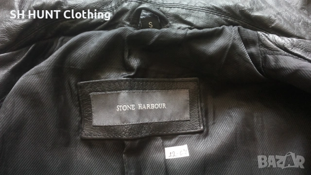 STONE HARBOUR REAL Leather Jacket Размер S яке естествена кожа 12-67, снимка 12 - Якета - 53296909