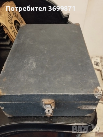 Грамофон на пружина., снимка 3 - Антикварни и старинни предмети - 51933421