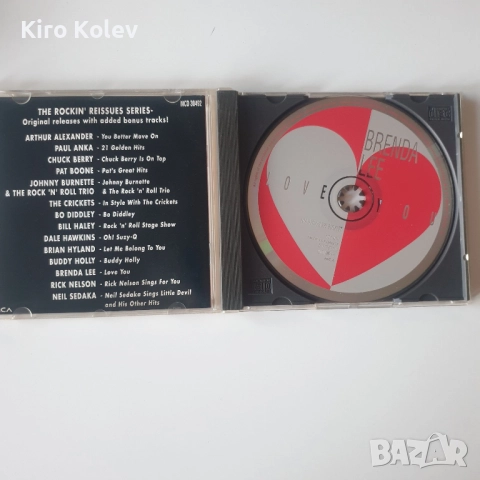 Brenda Lee ‎– Love You! cd, снимка 2 - CD дискове - 51802119