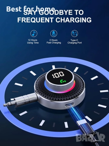 Glangeh Bluetooth приемник 3.5 мм, снимка 6 - Друга електроника - 52292670