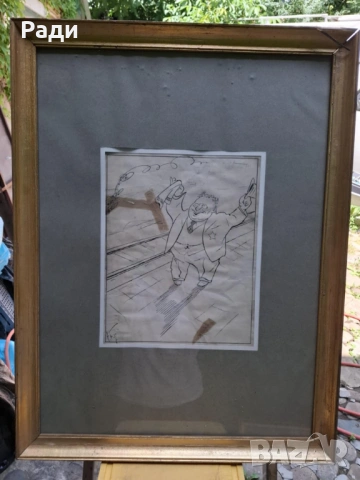 Александър Божинов - графика, снимка 2 - Картини - 53420892