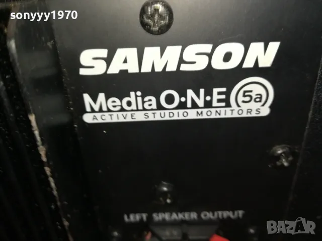 SAMSON MEDIA ONE 5A ACTIVE STUDIO MONITORS-SWISS 2312241053, снимка 7 - Тонколони - 48440037