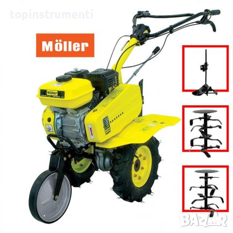 Мотофреза бензинова MOLLER SLMH004M, 7 к.с., 208 куб.см., 4-тактова (пълен комплект), снимка 3 - Градинска техника - 45823992