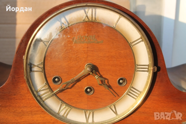 Настолен Немски часовник ''Royal Westminster'' , снимка 4 - Антикварни и старинни предмети - 52335513