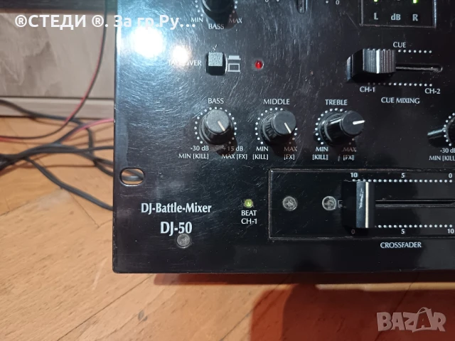 Dj Миксер Omnitronic DJ-50 , снимка 7 - Ресийвъри, усилватели, смесителни пултове - 51001113