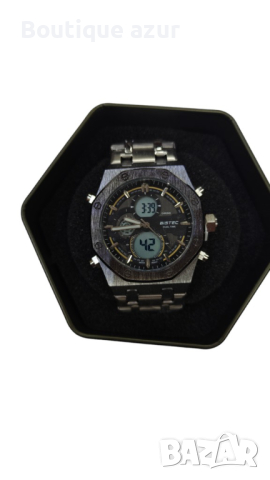 Водоустойчив Луксозен метален часовник , снимка 2 - Мъжки - 45009078