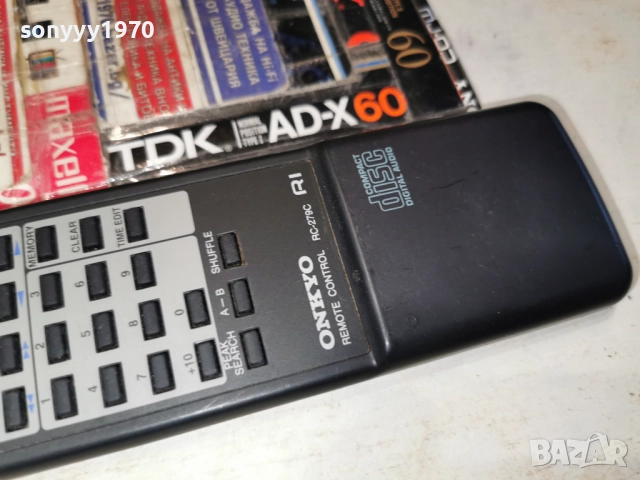 ONKYO R1 RC-279C CD/TAPE REMOTE-SWISS 2512251014, снимка 5 - Декове - 52895781