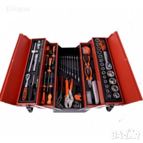 Комплект инструменти 147 бр. в метален куфар, снимка 5 - Други стоки за дома - 52853781