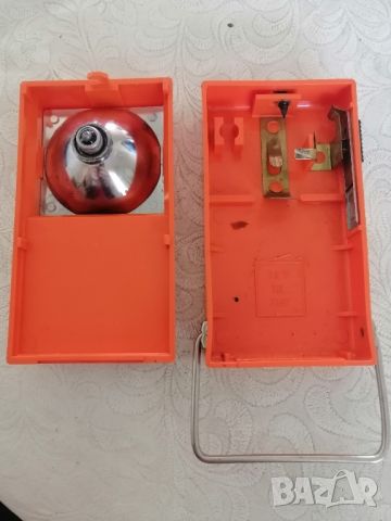 Ретро фенерче от ГДР + LED крушка и Li-Ion акумулатор, снимка 2 - Антикварни и старинни предмети - 45629794
