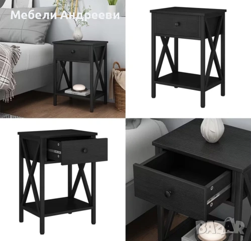 Нощно шкафче Vicco 6911, снимка 5 - Шкафове - 53762912