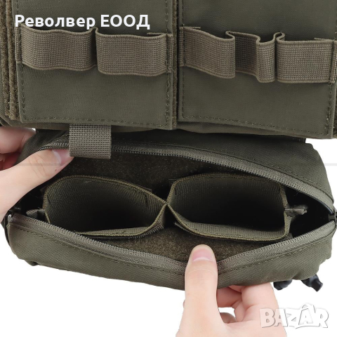 ТАКТИЧЕСКА ЖИЛЕТКА PMC MICRO D CHEST RIG – GREEN, снимка 4 - Екипировка - 45056954