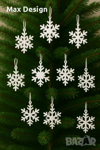 Коледна украса - снежинки