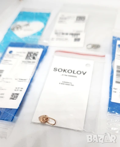 Сребърни висулки Sokolov, снимка 6 - Колиета, медальони, синджири - 50965001