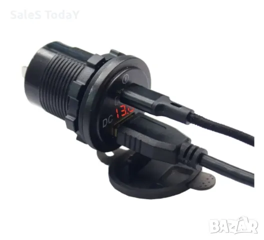 Волтметър за кола, USB, Type C , снимка 2 - Аксесоари и консумативи - 49828988