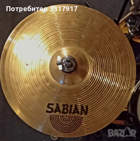 Set 14" Hi-Hat Sabian + 16" Crash Meinl + 16" Crash Paiste , снимка 1