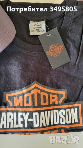  Тениска и шапка Harley Davidson , снимка 3 - Спортни дрехи, екипи - 45055800