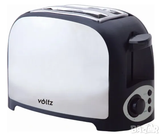 Тостер за хляб Voltz V51440D, 750W, 2 филийки, снимка 3 - Тостери - 48943679