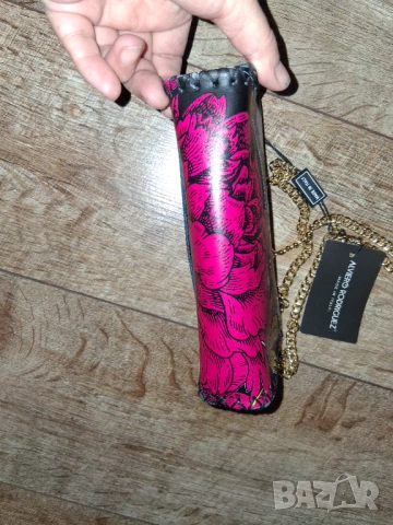 дамска чанта Alviero Rodriguez Borsa Madame Floral Leopard, снимка 12 - Чанти - 53716050