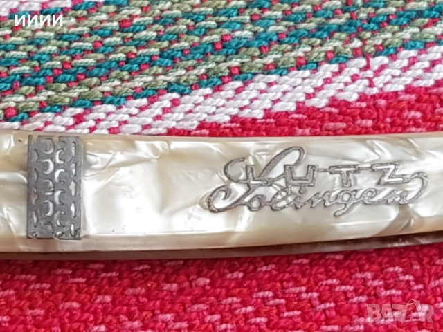 Бръснач LUTZ SOLINGEN , снимка 4 - Антикварни и старинни предмети - 52318433