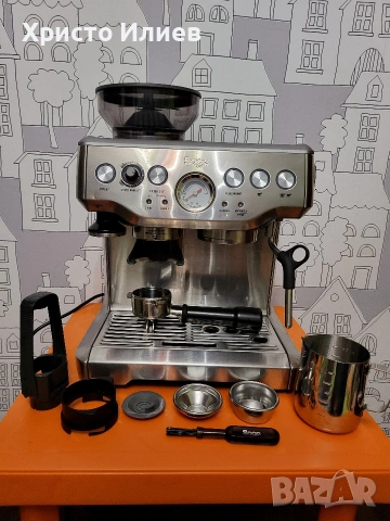Еспресо машина SAGE Barista Express Кафемашина с кафемелачка, снимка 11 - Кафемашини - 53463013