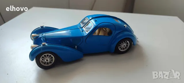 Метална количка Bugatti Atlantic(1936) Burago 1/24, снимка 2 - Колекции - 47141477