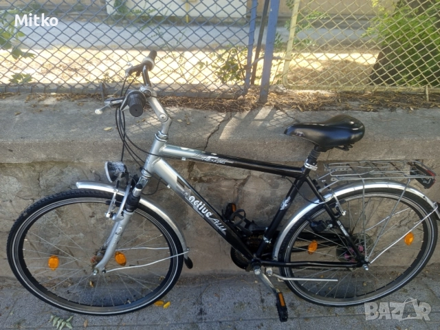 28 цола алуминиев велосипед с 21 скорости усилени капли амортисьори предни като нов , снимка 8 - Велосипеди - 51692707