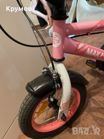 Детско колело Макани 12" с помощни колела пълен комплект отлично, снимка 2 - Детски велосипеди, триколки и коли - 46409997