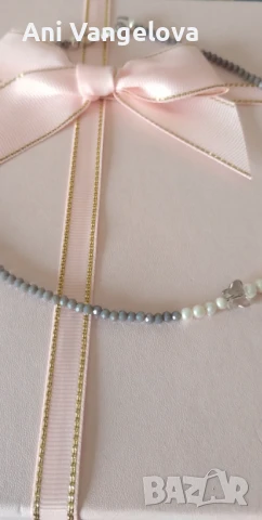 Колие-чокър с естествени перли, снимка 4 - Колиета, медальони, синджири - 50962073