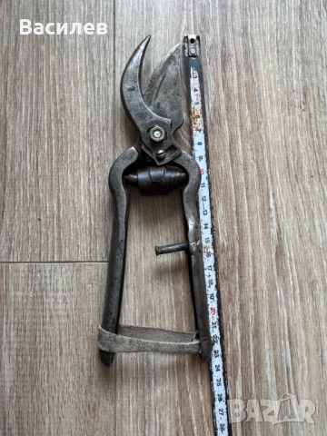 Балкан български лозарски градински ножици старо производство, снимка 7 - Други инструменти - 53469737