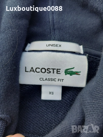 Чисто нов без етикет суичър Lacoste XS, снимка 4 - Суичъри - 52158402