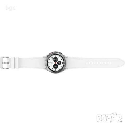 НОВ Часовник Samsung Galaxy Watch 4, 42mm, LTE, Classic, Silver - 24  месеца гаранция, снимка 6 - Смарт часовници - 48324437