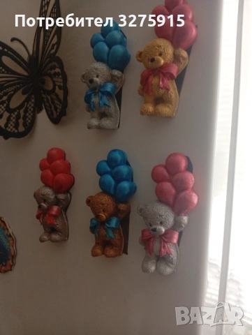 Мече с балони , снимка 3 - Статуетки - 53909809
