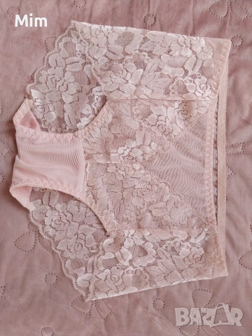 М Розова дантелена бикина , снимка 7 - Бельо - 53941777