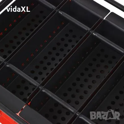 vidaXL Преса за брикети от хартия стомана 38x31x18 см черно и червено (SKU:142922), снимка 3 - Други стоки за дома - 48351094