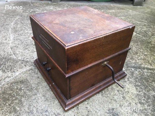 старинен грамофон "POLYPHON MUSIC" - Germany, снимка 7 - Антикварни и старинни предмети - 49760027