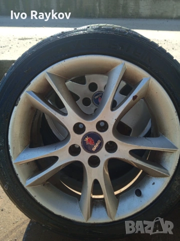 Джанти 17ки , два броя , оригинални SAAB 95 , SAAB 93